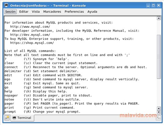 Download mysql database linux